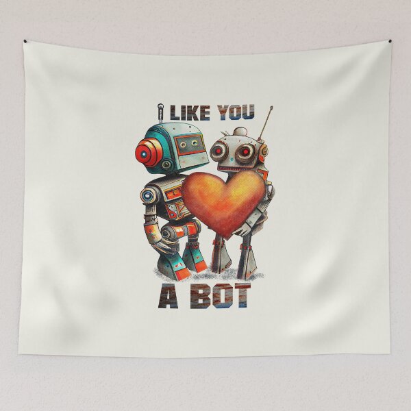 Item preview, Robot Love: I like you A BOT designed and sold by DieselElkins.