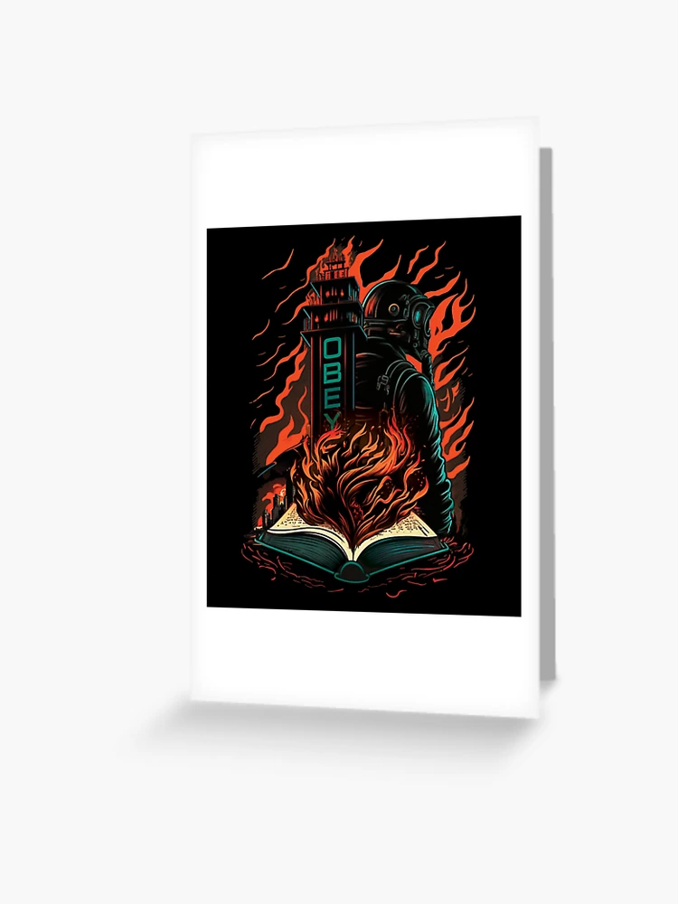 Fahrenheit 451 Art Board Print for Sale by intueri