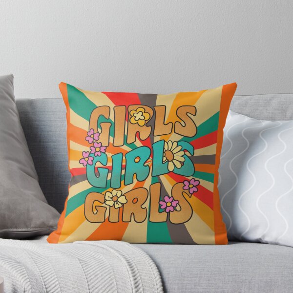 Item preview, Vintage girls , typography and colores rays designed and sold by AnyMar2023.