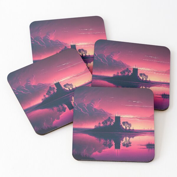 Item preview, Synthwave Solitude: A Retro-Inspired Tribute to Romanticism designed and sold by Mullet Monkey.