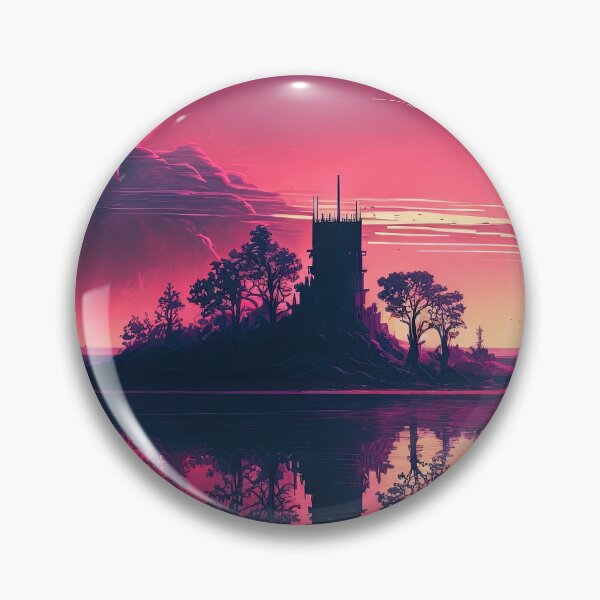 Item preview, Synthwave Solitude: A Retro-Inspired Tribute to Romanticism designed and sold by Mullet Monkey.