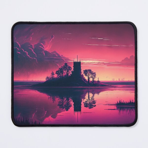 Item preview, Synthwave Solitude: A Retro-Inspired Tribute to Romanticism designed and sold by Mullet Monkey.