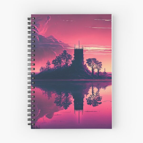Item preview, Synthwave Solitude: A Retro-Inspired Tribute to Romanticism designed and sold by Mullet Monkey.
