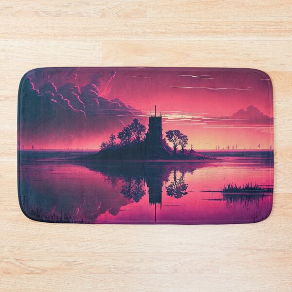 Item preview, Synthwave Solitude: A Retro-Inspired Tribute to Romanticism designed and sold by Mullet Monkey.