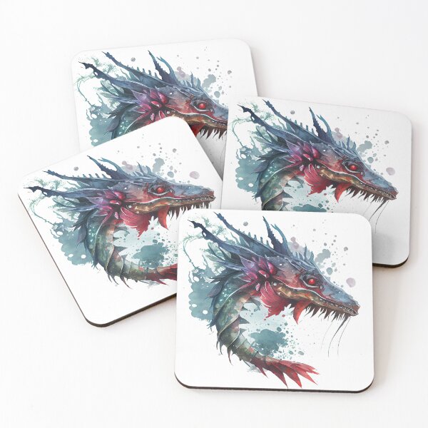 Artikelvorschau, Fantasie Unterwasser - Drachenfisch entworfen und verkauft von AdaRecordShop.
