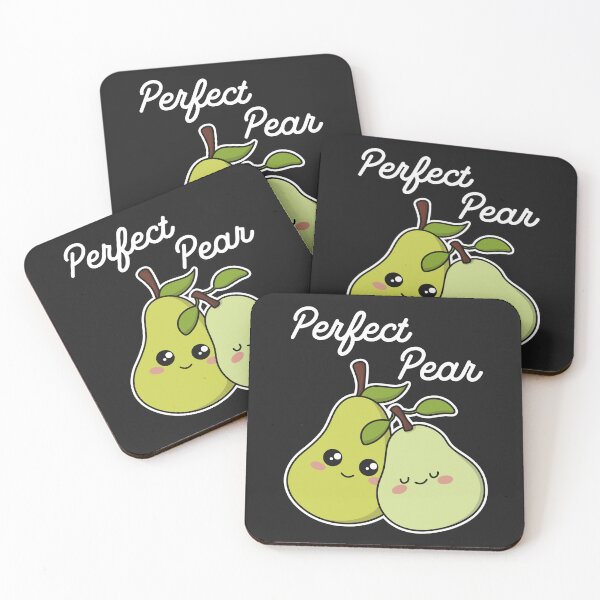 Item preview, We Make a Perfect Pear Perfect Pair Kawaii Cute Kawaii Pear designed and sold by MeowsAndMakes.