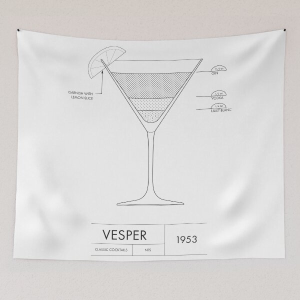 Item preview, Vesper | Classic Cocktails designed and sold by _YZ studio.
