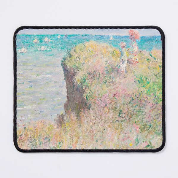 Item preview, Cliff Walk at Pourville by Claude Monet, Pink designed and sold by evermore-design.