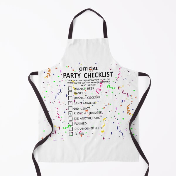 Item preview, Official Party Checklist Trendy Design designed and sold by OzarkEpoxy.