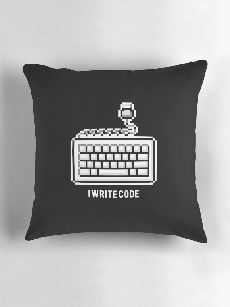 Thumbnail 3 of 4, Pillow, I write code designed and sold by KeepOnCoding.