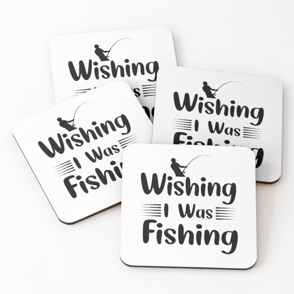 Item preview, FISHING | WISHING I WAS FISHING | FISHING LOVER designed and sold by YourMinimalist-.