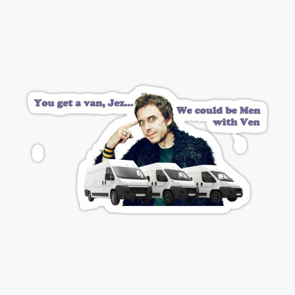 Men With Ven Peep Show Superhans Sticker For Sale By Ollerhll