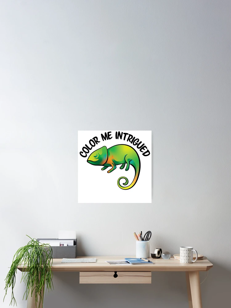 Thumbnail 2 of 3, Poster, Color Me Intrigued designed and sold by InkLayer.
