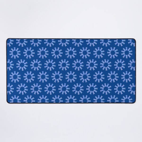 Item preview, Crazy Daisy (blue) designed and sold by BrownWoodRobot.