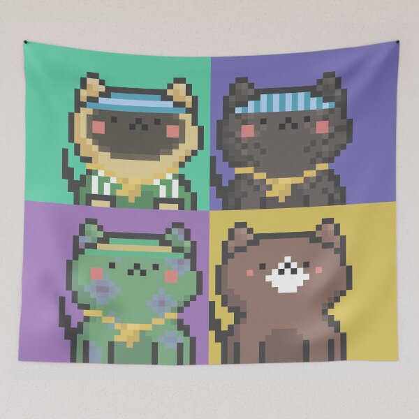 Item preview, Pixel Cat Tile 25 designed and sold by sosorimaru.