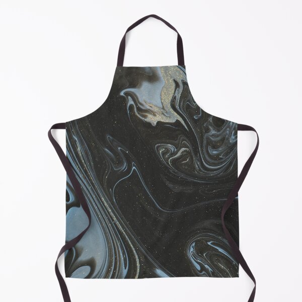 Item preview, Abstract Black Watercolor Gold Glitter designed and sold by Alarasboy.