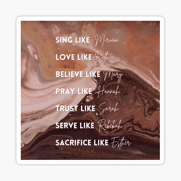 Item preview, Be Like Women of the Bible designed and sold by PeakdPerfection.