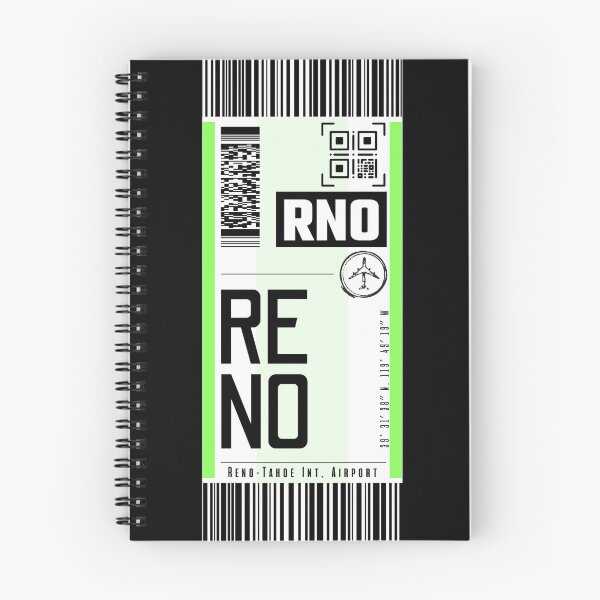 Artikelvorschau, RENO RNO klassische Gepäckanhängeraufkleber entworfen und verkauft von LeddsoDello.
