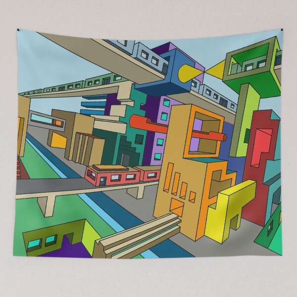 Item preview, Future City Perspective designed and sold by ChefTonyArt.