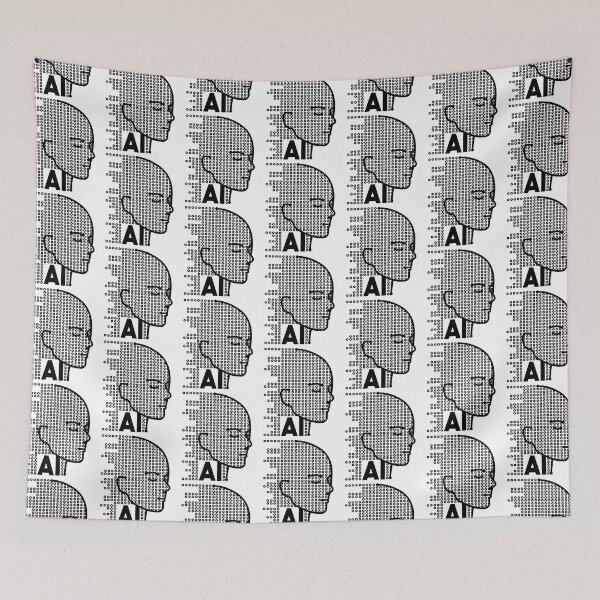Item preview, Artificial Intelligence Portrait  designed and sold by THROUGH-LIFE.