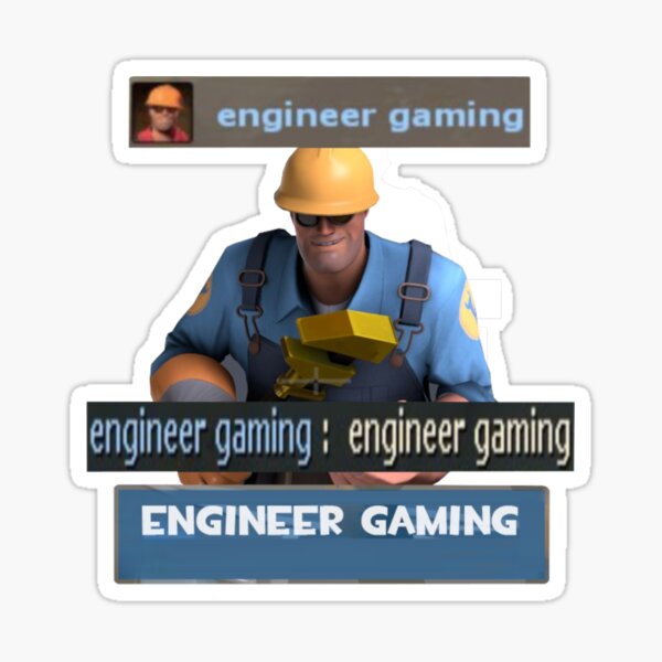 Aperçu de l'œuvre Ingénieur TF2 Gaming créée et vendue par AndysArmoury.