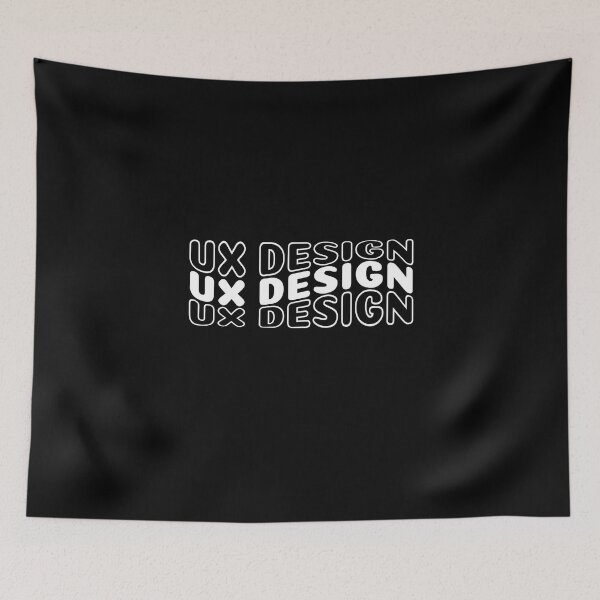 Artikelvorschau, UX Design Profession Wavy Font | UX-Designer, Benutzererfahrung, Benutzeroberfläche entworfen und verkauft von GoseStudio.