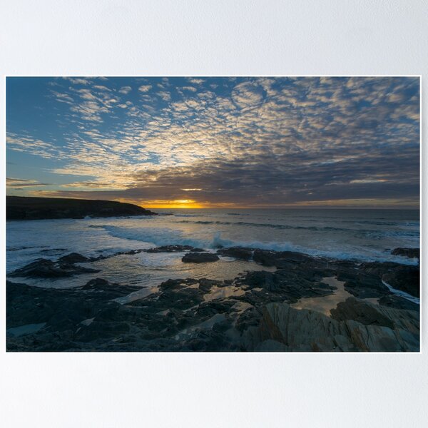Item preview, Sunset at Treyarnon point Cornwall designed and sold by eddiej.