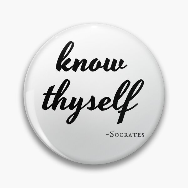 Item preview, Know Thyself designed and sold by SqueakitySqueak.