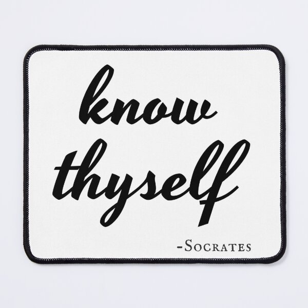 Item preview, Know Thyself designed and sold by SqueakitySqueak.