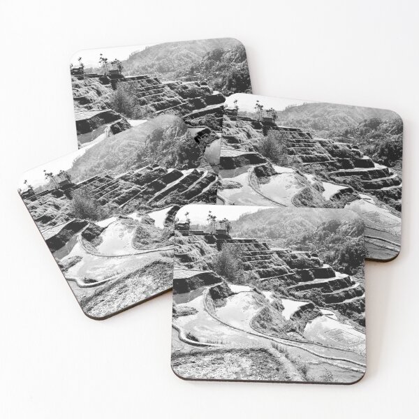 Item preview, Black and White Symphony of the Banaue Rice Terraces designed and sold by franck380.