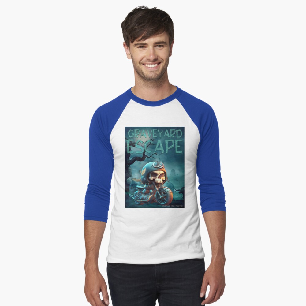 Item preview, Baseball ¾ Sleeve T-Shirt designed and sold by POST-VANITAS.