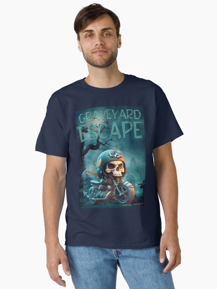 Thumbnail 1 of 7, Classic T-Shirt, Graveyard Escape designed and sold by POST-VANITAS.