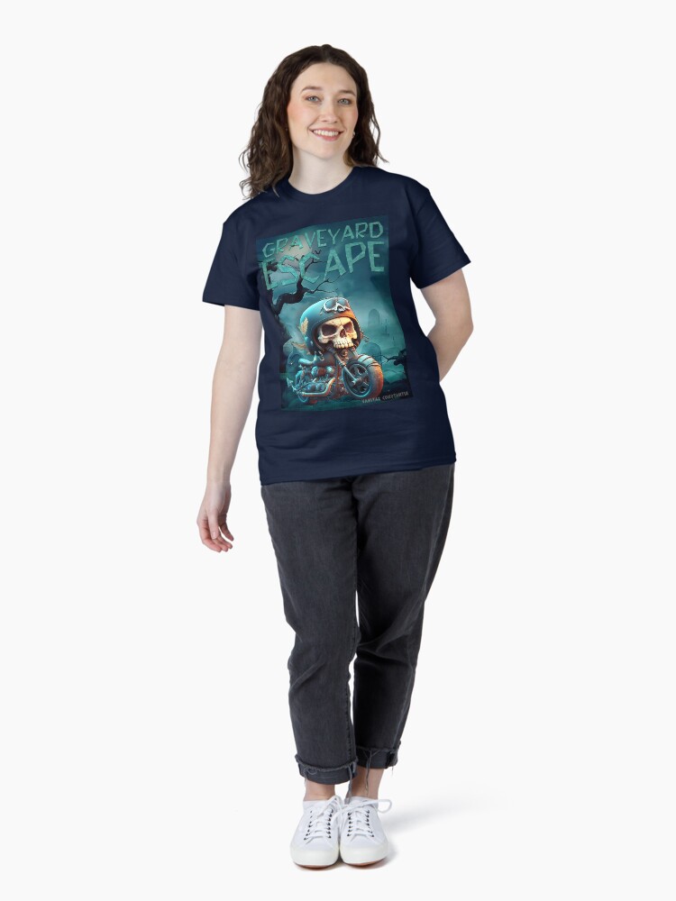 Thumbnail 4 of 7, Classic T-Shirt, Graveyard Escape designed and sold by POST-VANITAS.