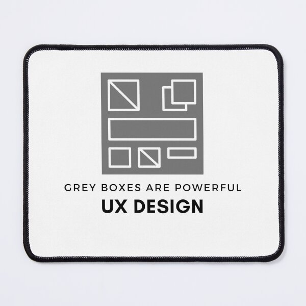 Item preview, UX Designer Grey Boxes | UX Designer, User Experience, User Interface Profession designed and sold by GoseStudio.