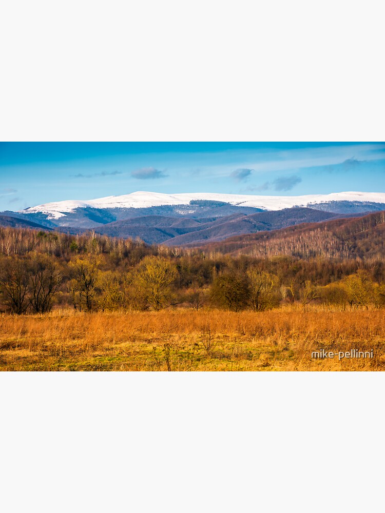 Thumbnail 3 of 3, Sticker, beautiful springtime scenery in mountains designed and sold by mike-pellinni.