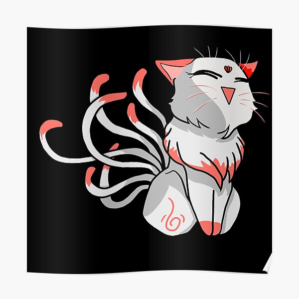 Nine Tail Cat Posters for Sale | Redbubble