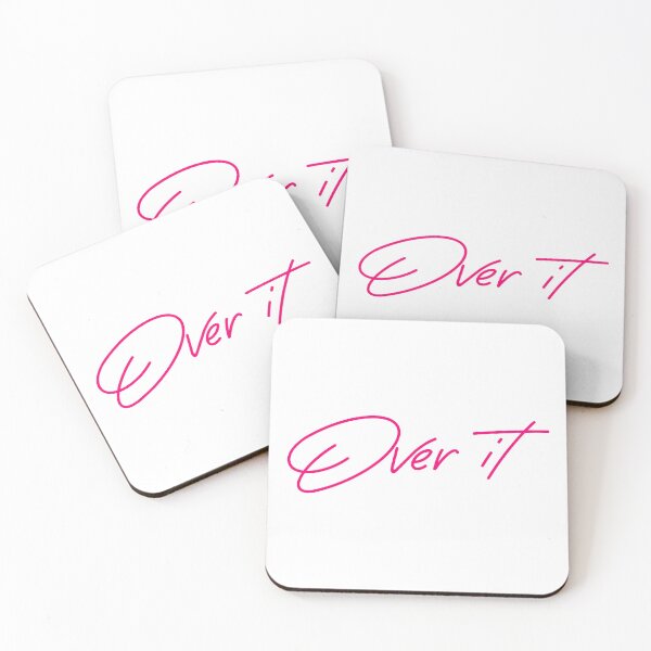 Item preview, Over It Album Cover Pink Text  designed and sold by Darkhours.