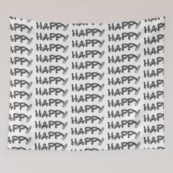 Artikelvorschau, Fake happy scribble art typography entworfen und verkauft von KondeHipe.