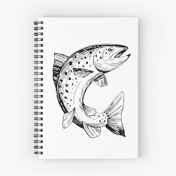 Item preview, Cutthroat Trout Illustration designed and sold by Lghow.