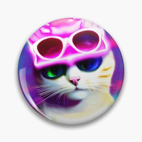 Item preview, Cute Cat Vaporwave Art designed and sold by FantaExpression.