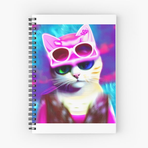 Item preview, Cute Cat Vaporwave Art designed and sold by FantaExpression.