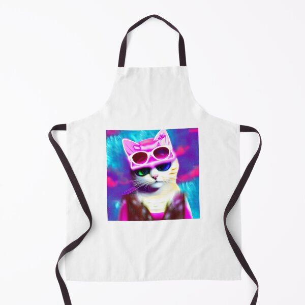 Item preview, Cute Cat Vaporwave Art designed and sold by FantaExpression.