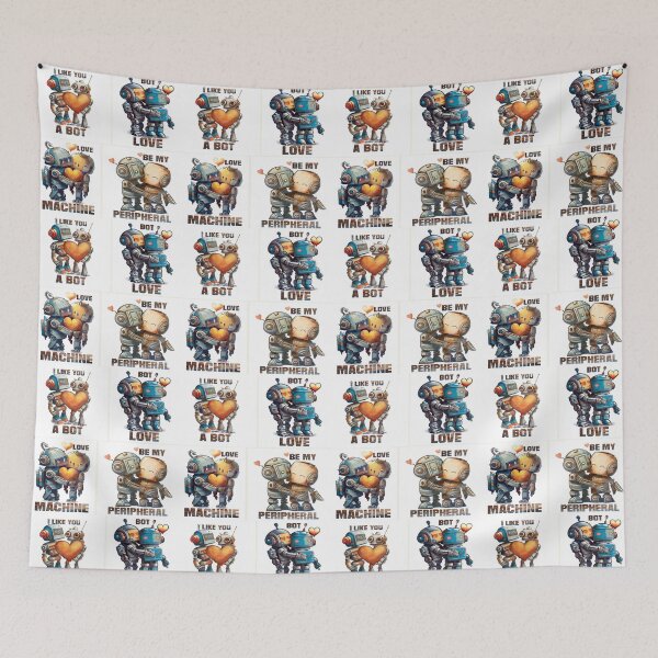 Item preview, Robot Love: STICKER PACK OF 4 designed and sold by DieselElkins.