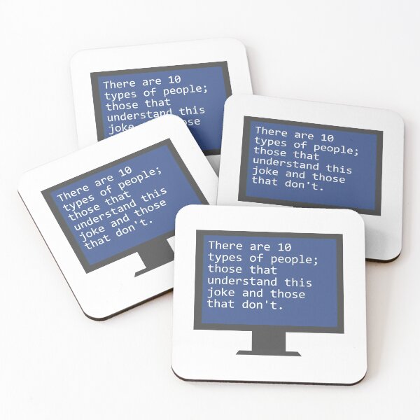 Item preview, Binary code joke, programmer joke designed and sold by Midnight-Hour.