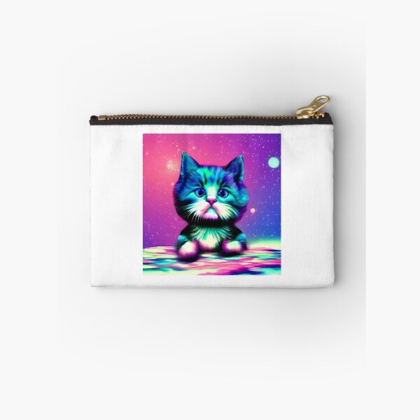 Item preview, Spaced Out Dazed Cat Vaporwave Art  designed and sold by FantaExpression.