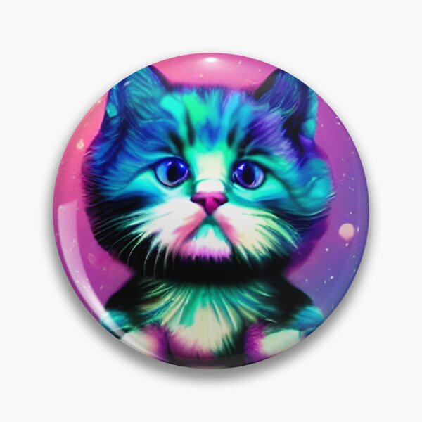 Item preview, Spaced Out Dazed Cat Vaporwave Art  designed and sold by FantaExpression.