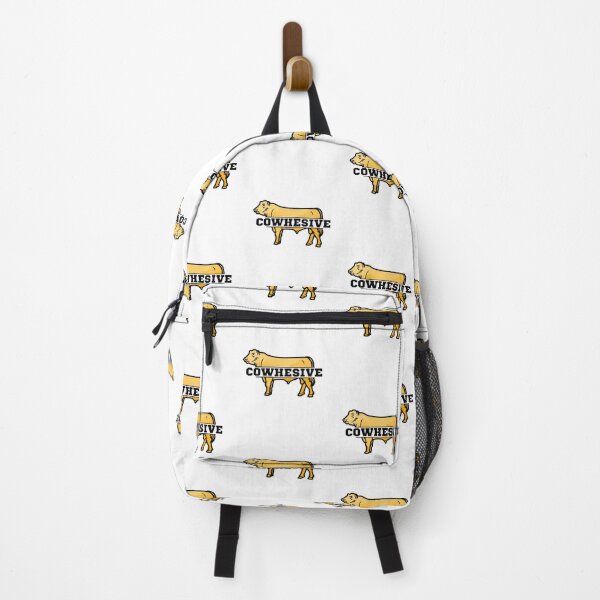 Item preview, Yellow "Cowhesive" Cow lover designed and sold by FarmsteadAcers.