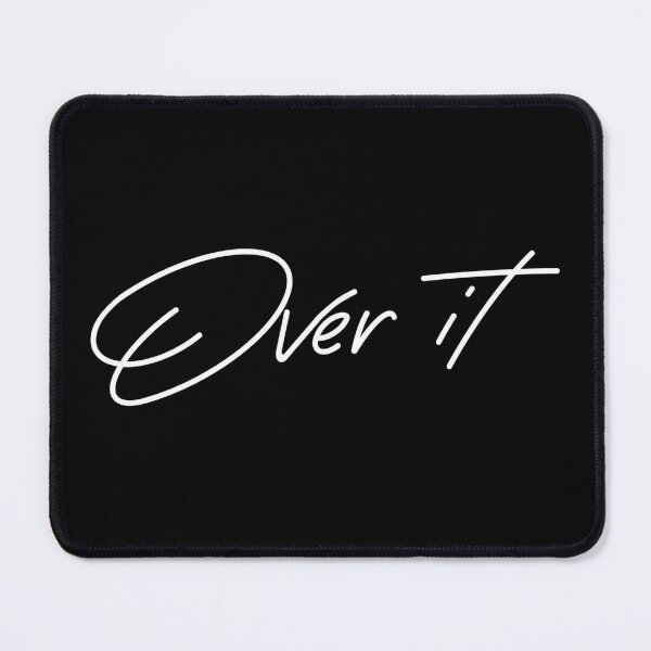 Item preview, Over It Album Cover White Text  designed and sold by Darkhours.