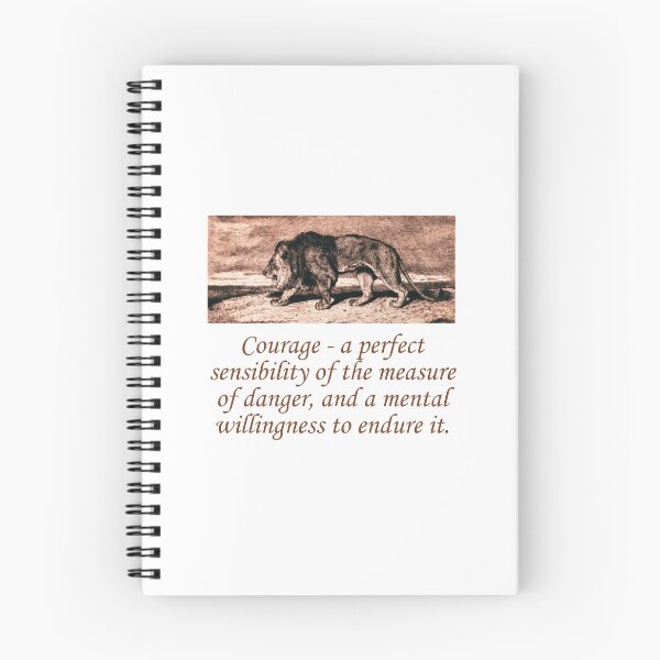 Item preview, Courage A Perfect Sensibility designed and sold by CrankyOldDude.