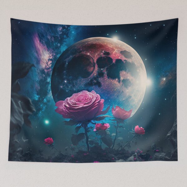 Item preview, Pink Roses on an Alien World designed and sold by Healio2.